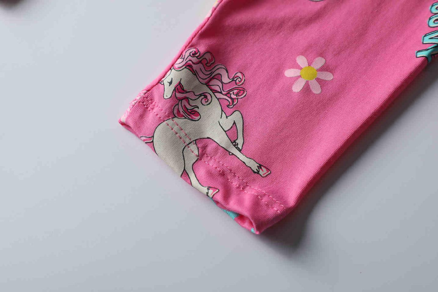 Dívčí 3/4 legíny Kugo SL3565 tmavší růžové